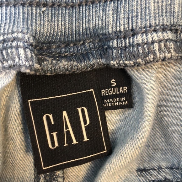 GAP WOMAN Pull on Joggers Medium Indigo Denim Jean Size S - Picture 8 of 12